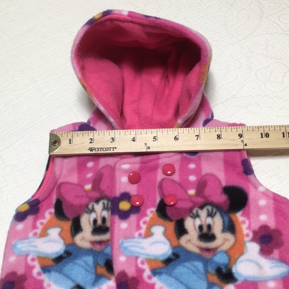 18m? (4/$20) Minnie Mouse Fleece Hooded Vest - Picture 15 of 16